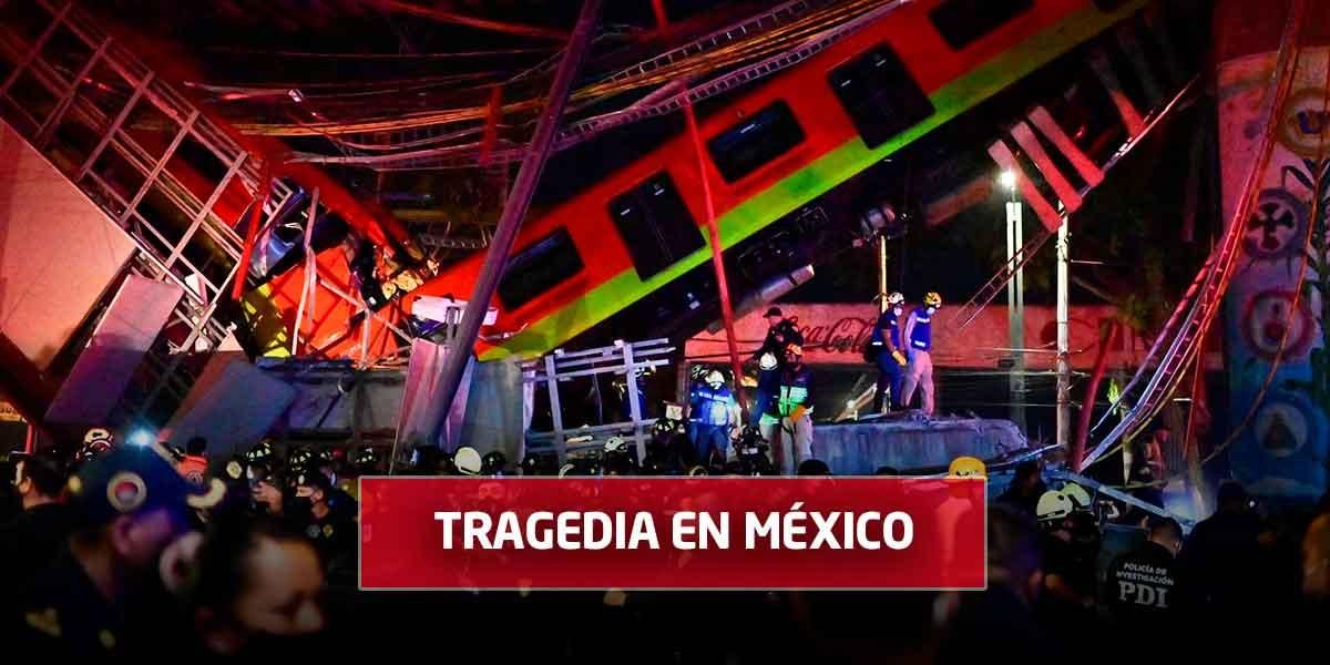 Accidente en metro de Ciudad de México deja al menos 23 muertos y 70 heridos