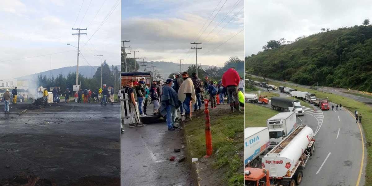 Paro Nacional: El estado real de las vías en Cundinamarca