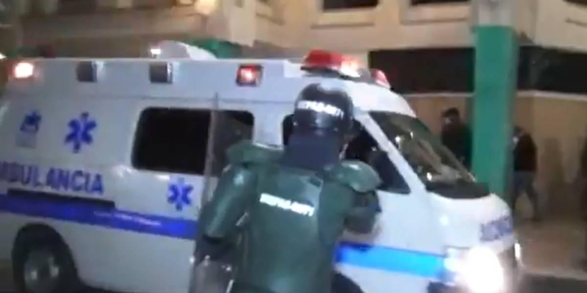 Video policías quemados en Pasto