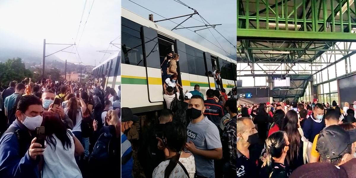 Evacúan Metro de Medellín por falla técnica entre estaciones Universidad y Hospital