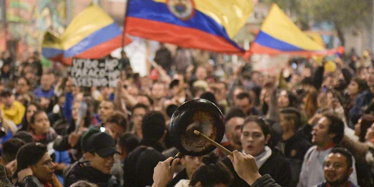 Protestas pacíficas en Bogotá, sin intervención del ESMAD
