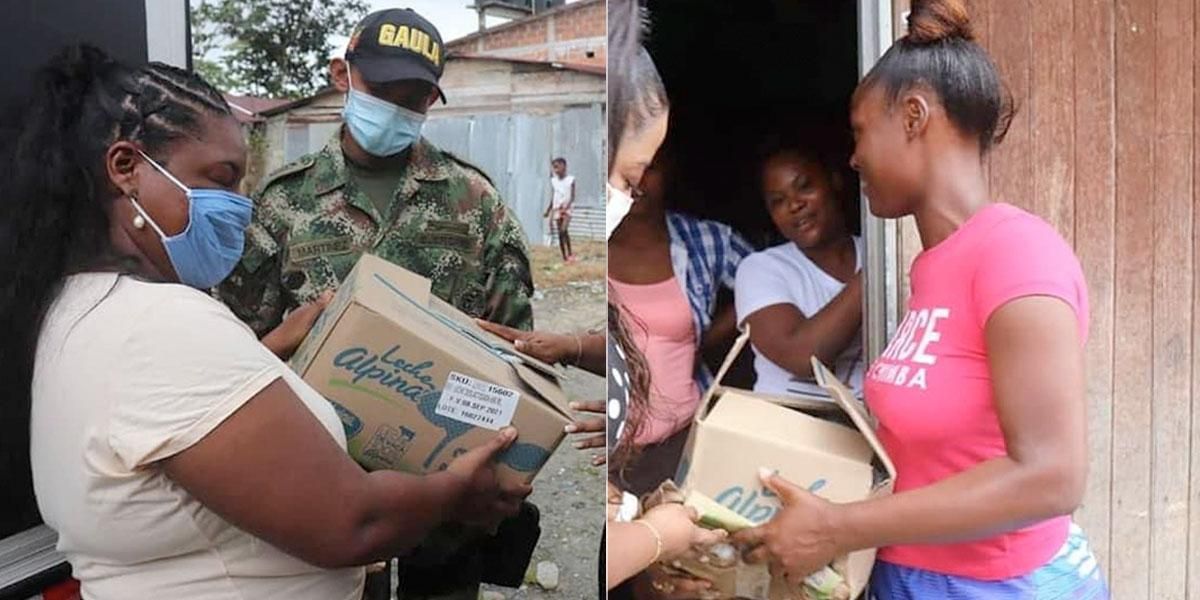 Primera dama entregó 67.200 unidades de leche a familias del Chocó
