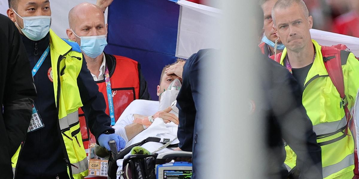 Revelan parte médico de Christian Eriksen, futbolista que se desplomó en pleno partido