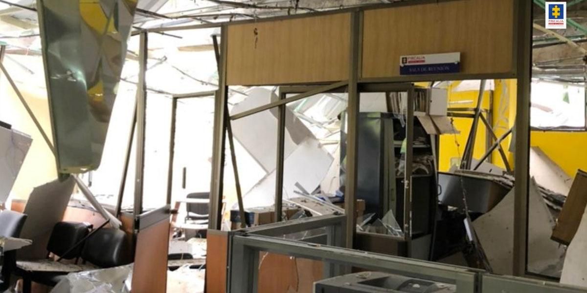 Revelan perturbadoras imágenes de cómo quedó sede de Fiscalía por carro bomba en Cúcuta