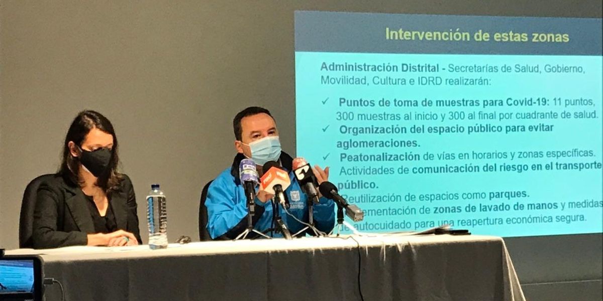 Intervienen 10 zonas de Bogotá por mayor riesgo de contagio COVID-19