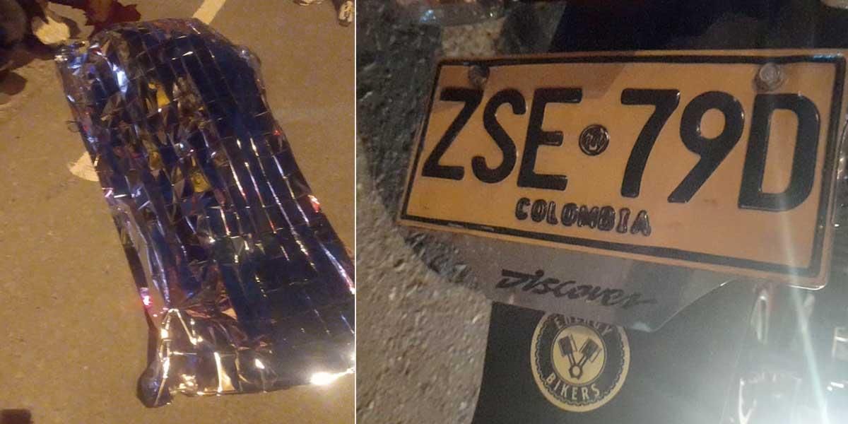 Alambre atravesado en la vía habría causado la muerte de un motociclista en Bogotá