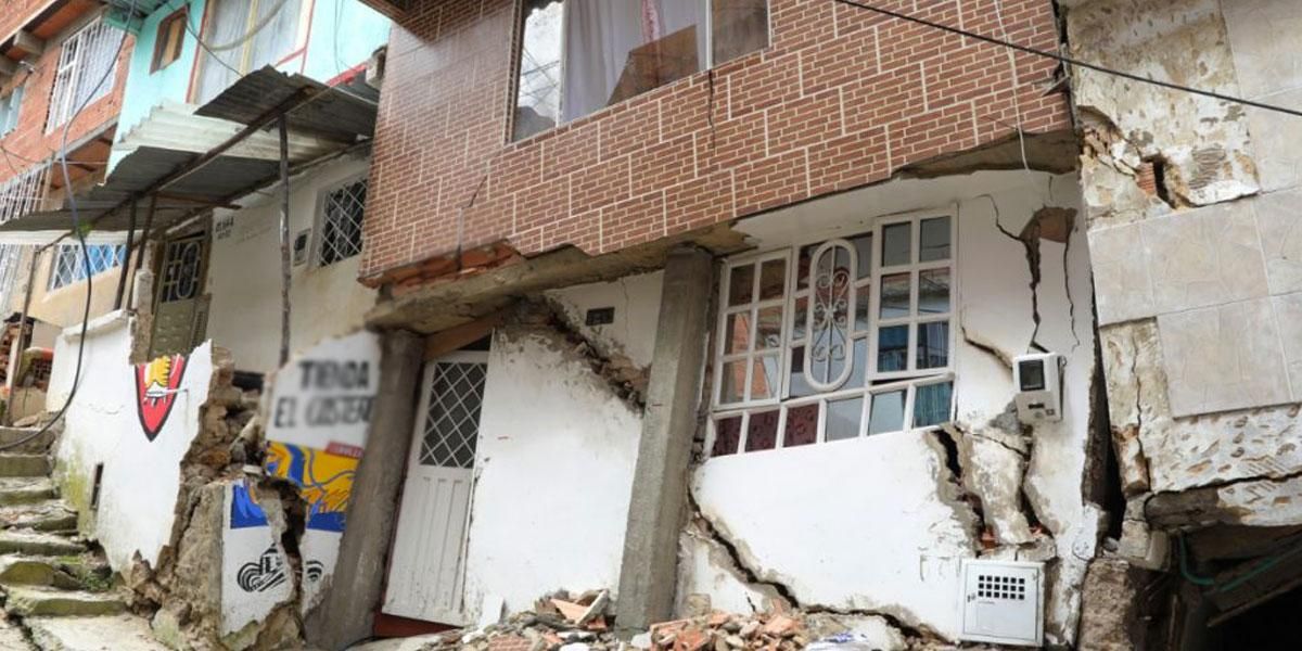 Personería de Bogotá alerta sobre el riesgo de colapso de viviendas en los cerros orientales de Usaquén
