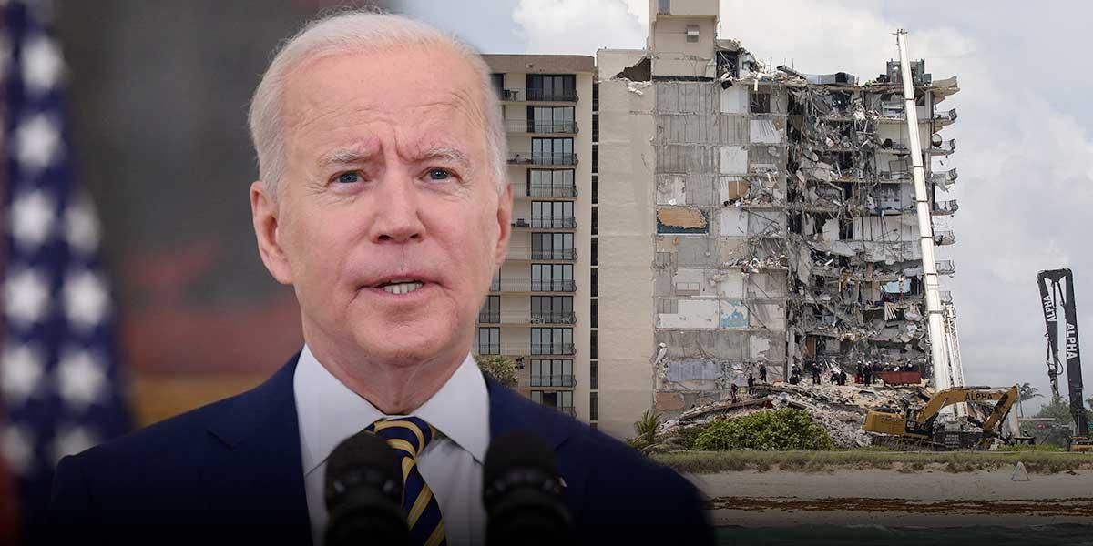 Biden visitará zona donde colapsó edificio residencial en Miami, Florida