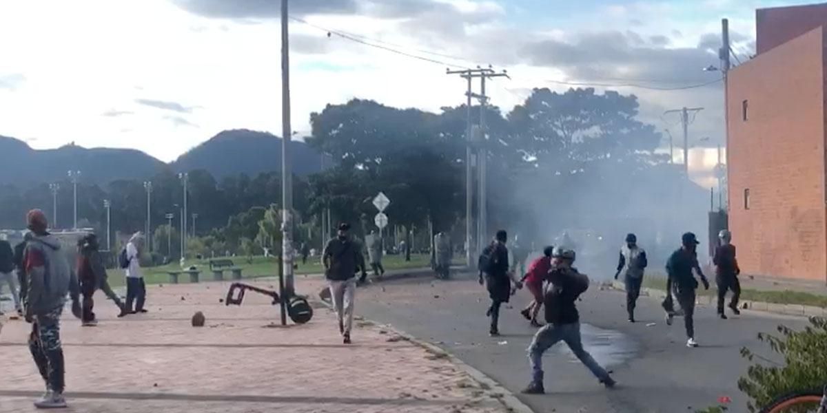 Bogotá: crítica situación en Suba por disturbios