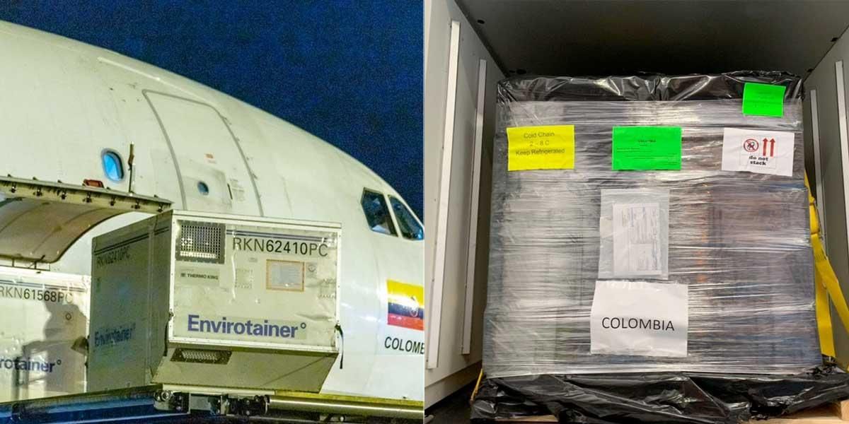 Colombia recibió nuevo lote de 408.000 dosis de vacunas de AstraZeneca