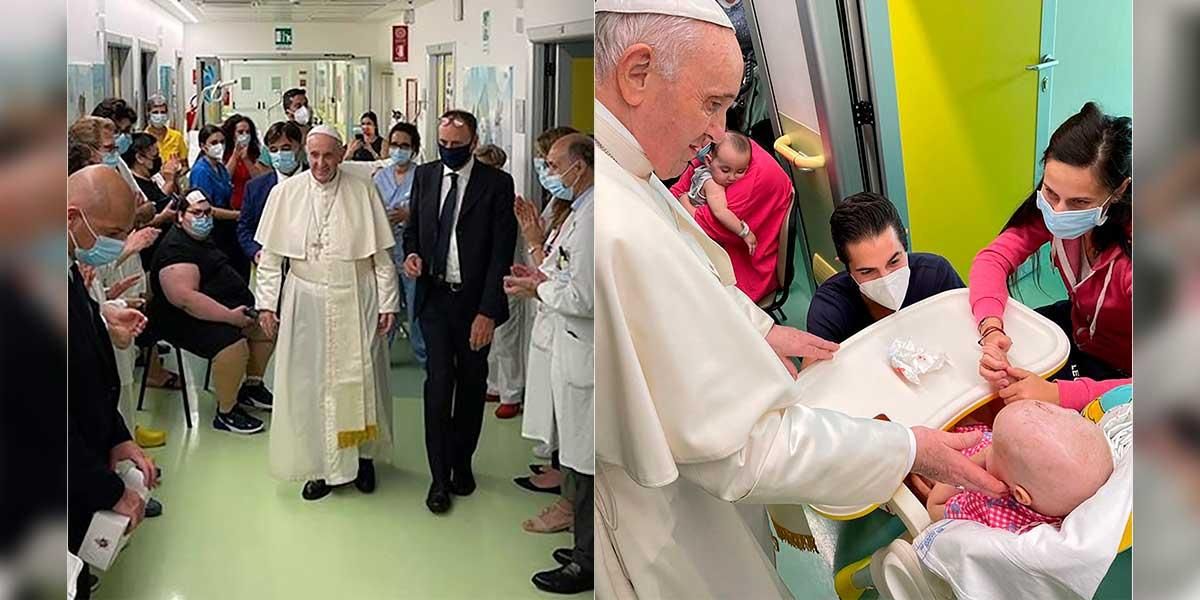 El papa Francisco sale del hospital diez días después de su operación de colon