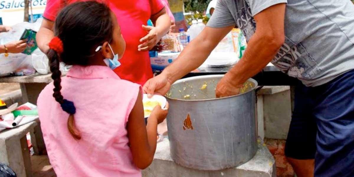 Con gran almuerzo comunitario alimentarán a mil niños en Cartagena