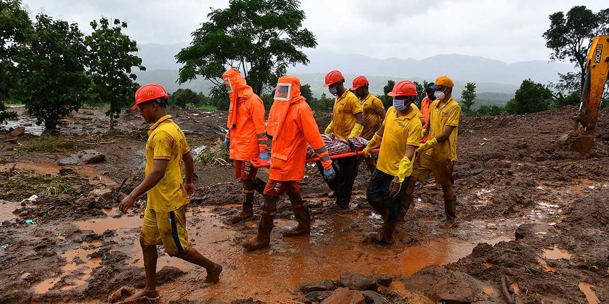 Casi 160 muertos y decenas de desaparecidos por lluvias monzónicas en India