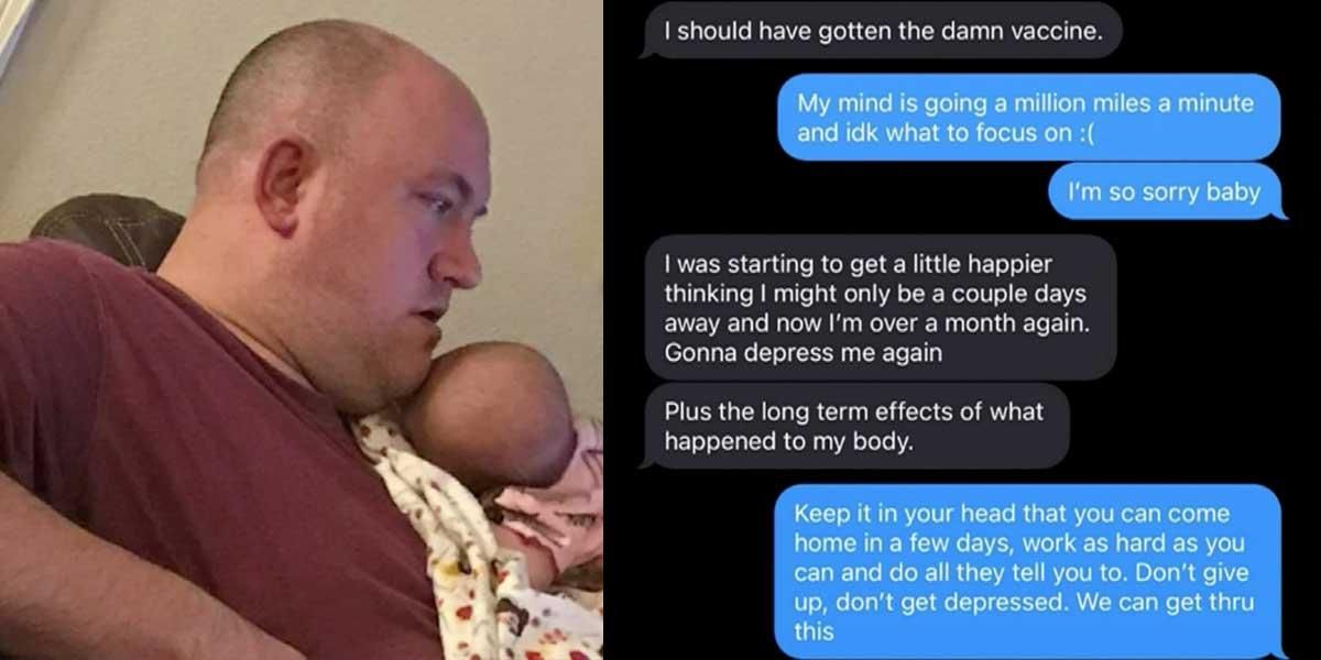 “Debí ponerme la maldita vacuna”: amargo mensaje a su novia antes de morir
