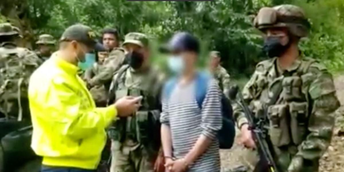 Capturan a alias ‘Machín’, presunto responsable del desplazamiento en Ituango, Antioquia