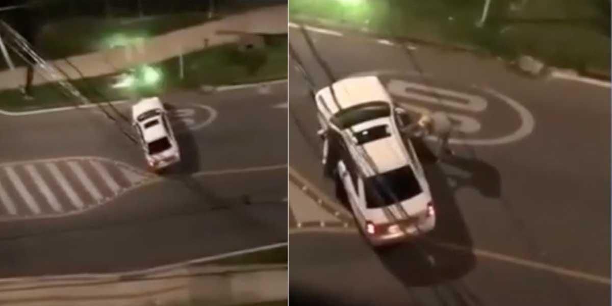 Video: Hombre expuso su vida para evitar que le robaran su vehículo en Antioquia