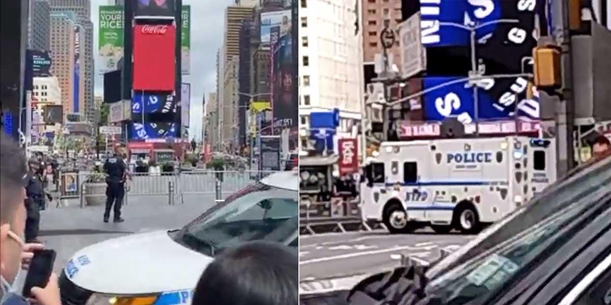 Evacúan el Times Square de Nueva York por amenaza de bomba