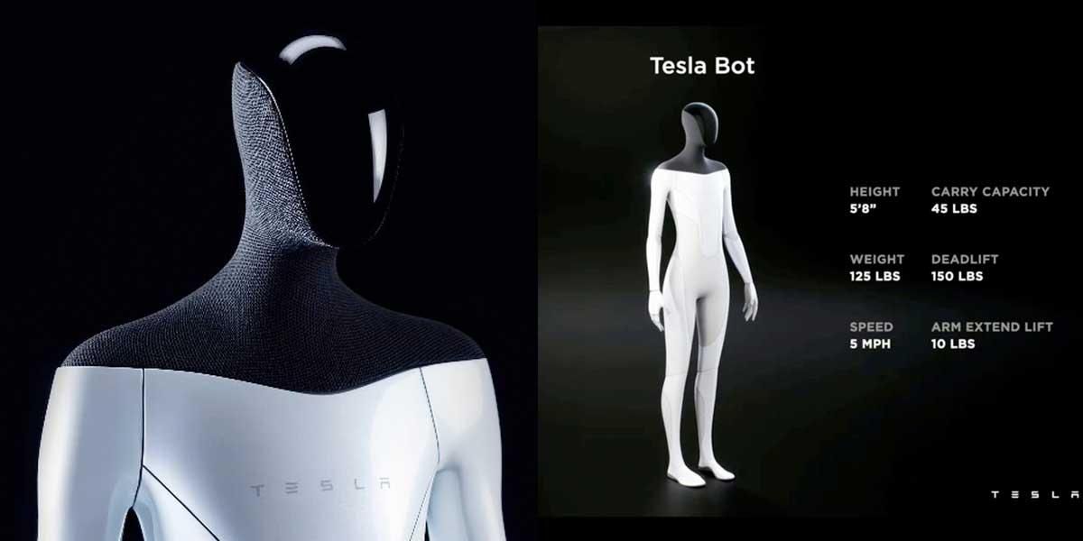 Elon Musk presenta el Tesla Bot, robot que pretende sustituir a los humanos en trabajos "aburridos, repetitivos y peligrosos"