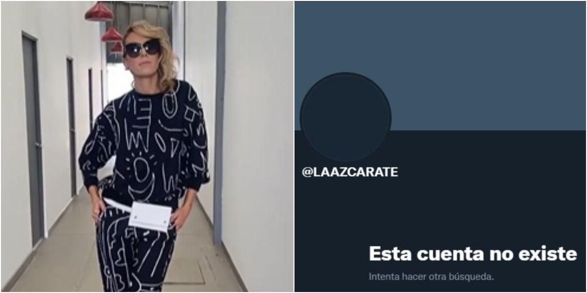 Alejandra Azcárate cerró cuenta de Twitter