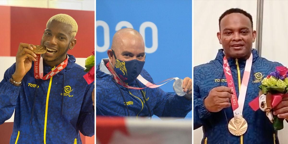 ¡Esplendorosos! Deportistas colombianos ganan tres medallas más en los Juegos Paralímpicos