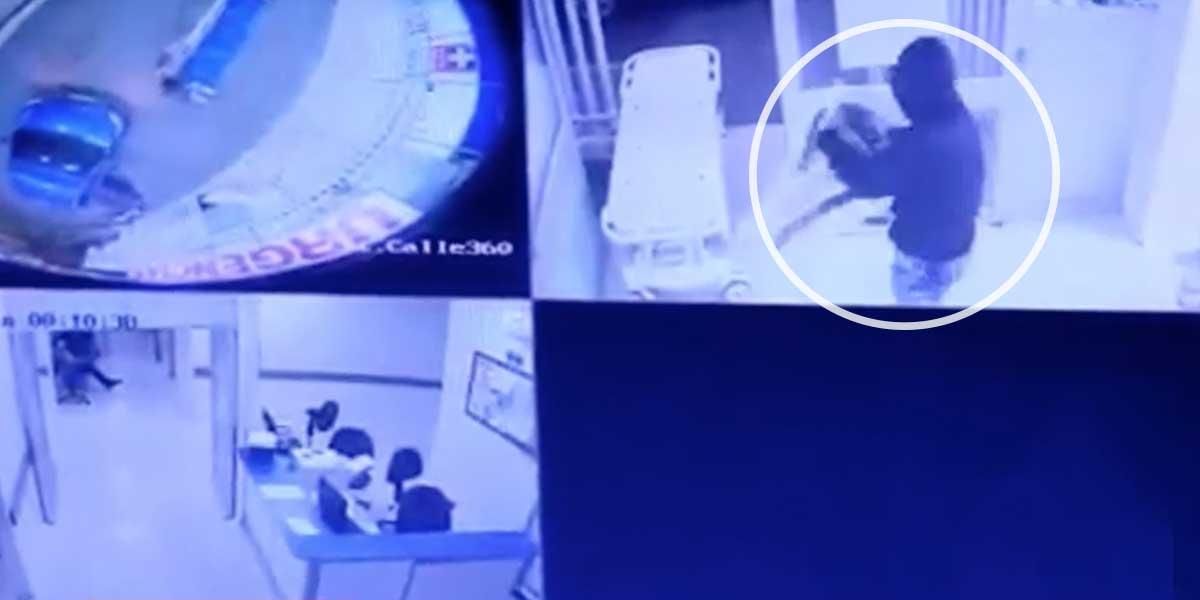 Video: Entraron con un supuesto herido pero terminaron atracando hospital en Cali