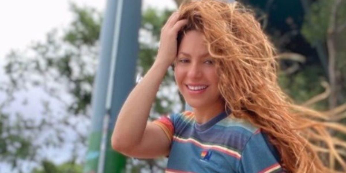 Shakira publicó video bailando con sus hijos Sasha y Milán