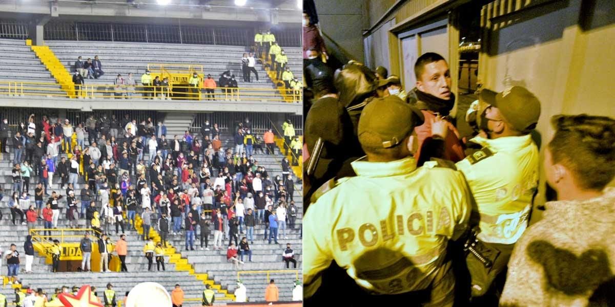 A pesar de la sanción, 200 hinchas del Atlético Nacional ingresaron a El Campín