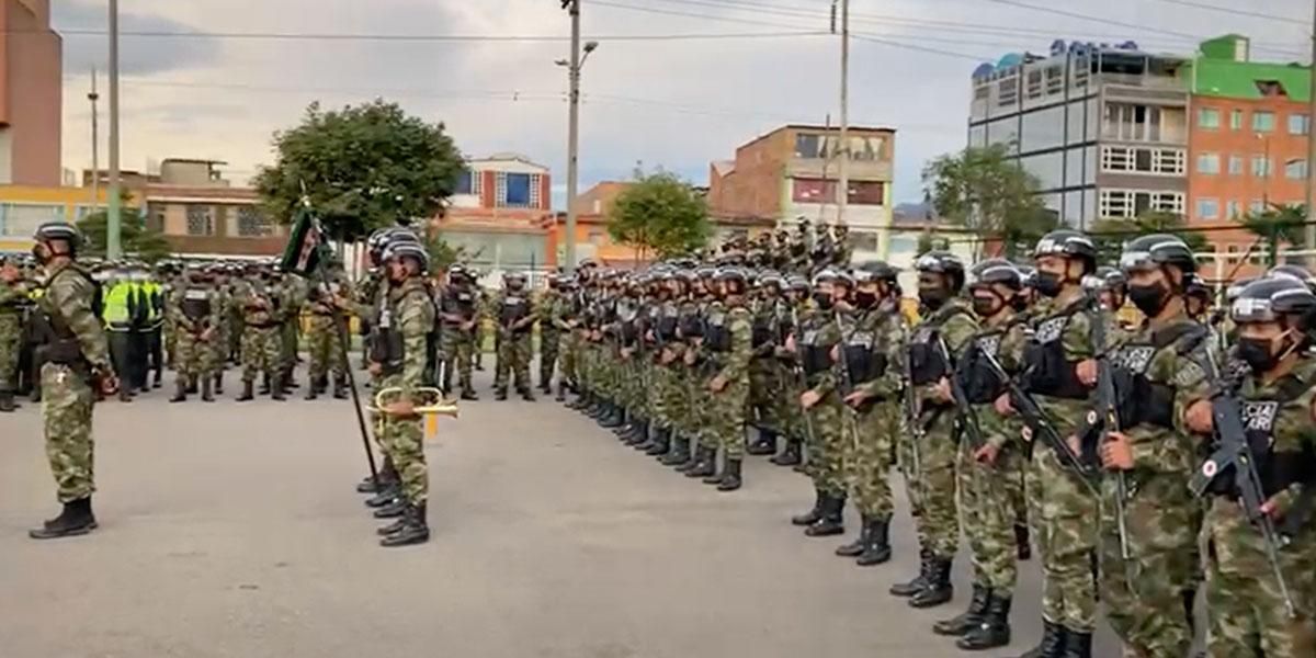 Policía Militar realizarán patrullajes en cuatro localidades de Bogotá y en Soacha