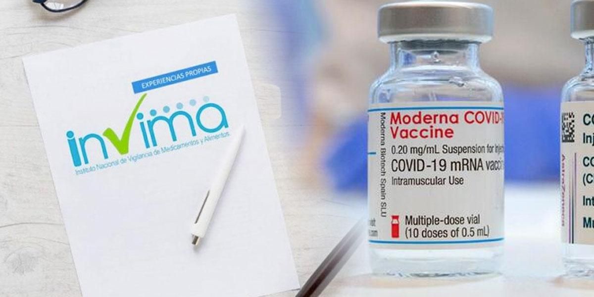 Invima autoriza vacuna de Moderna para menores de 18 años