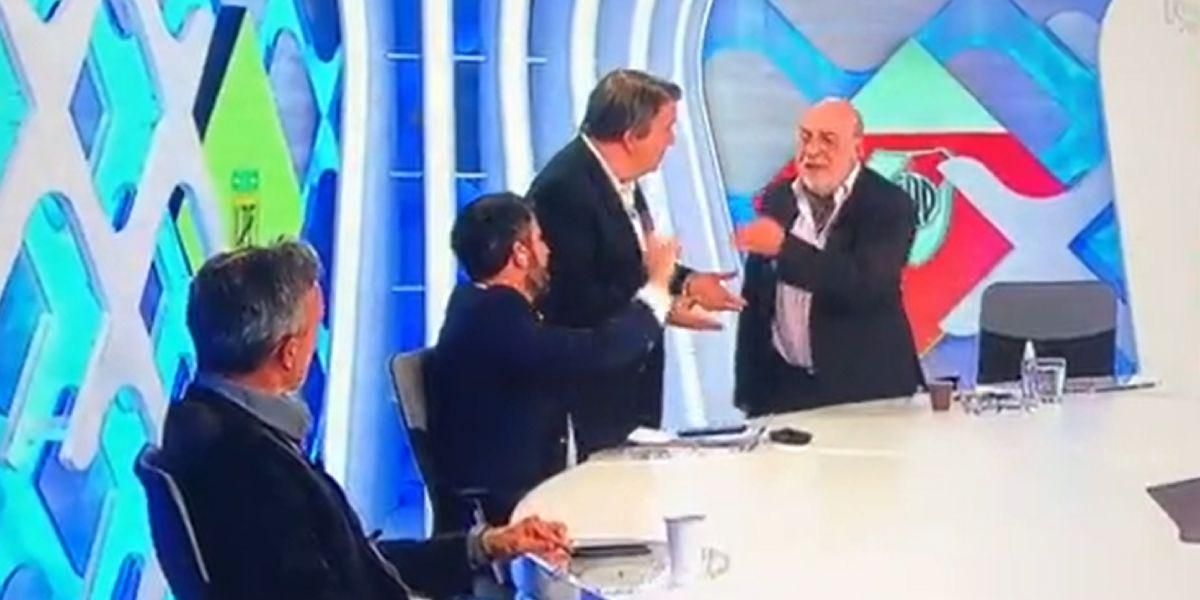 Periodistas deportivos argentinos Horacio Pagani y Juan Pablo Marrón pelea TyC Sports