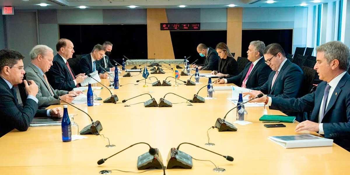 Presidente Duque cierra paquete de financiamiento hasta por USD 2.000 millones en reunión con el Banco Mundial