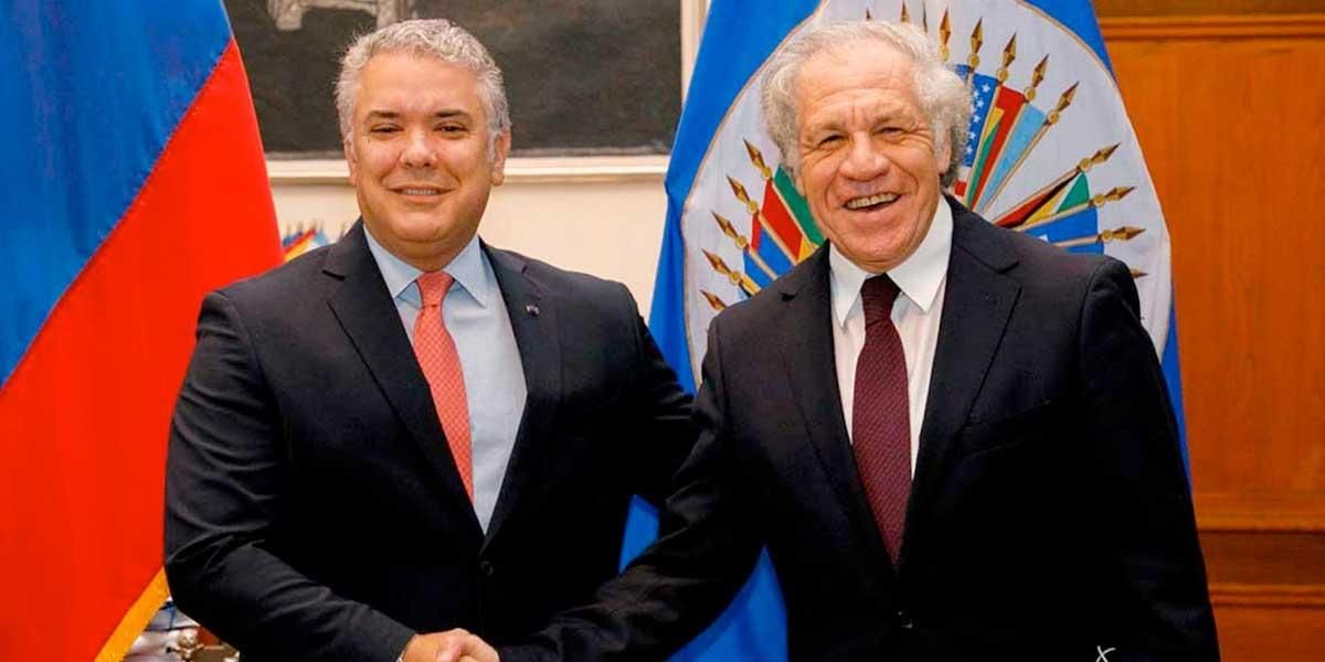 Presidente Duque destaca renovación del mandato de la Misión de Apoyo de la OEA en Colombia
