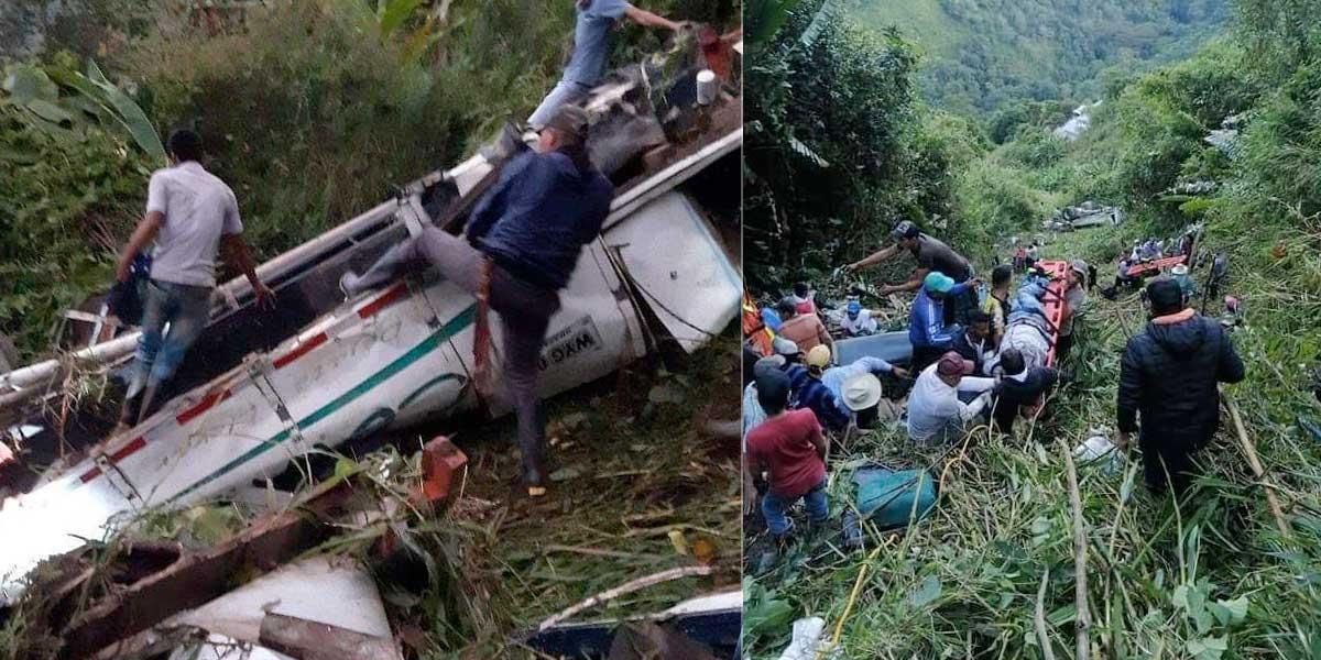 Grave accidente en Chaparral, Tolima: al menos cinco muertos y 20 heridos