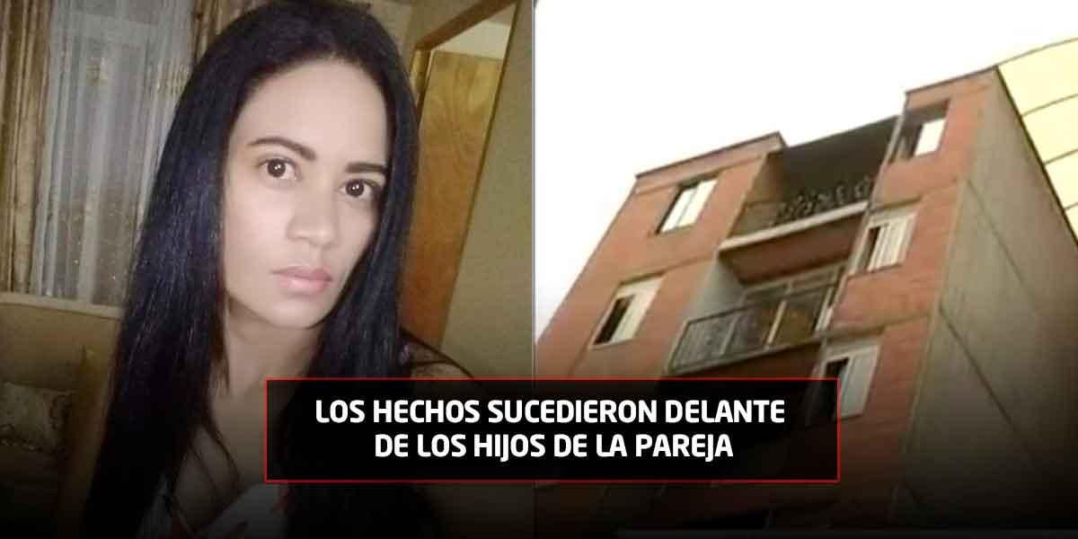Hombre asesina a la madre de sus hijos  y se lanza de noveno piso en Medellín