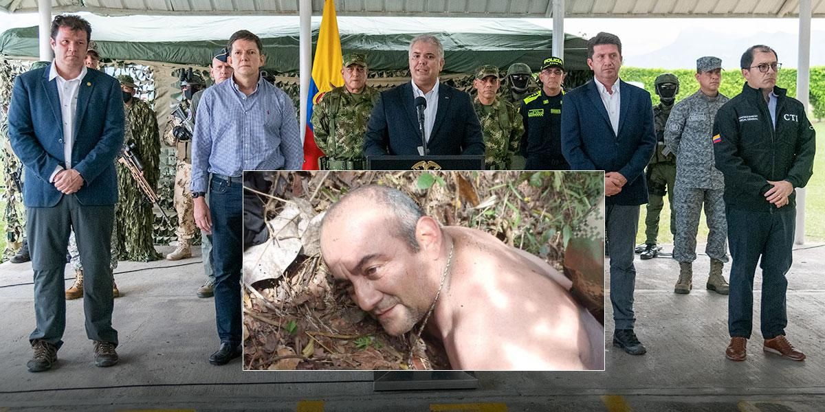 Captura de ‘Otoniel’ es el golpe más grande al narcotráfico desde caída de Escobar: presidente Duque