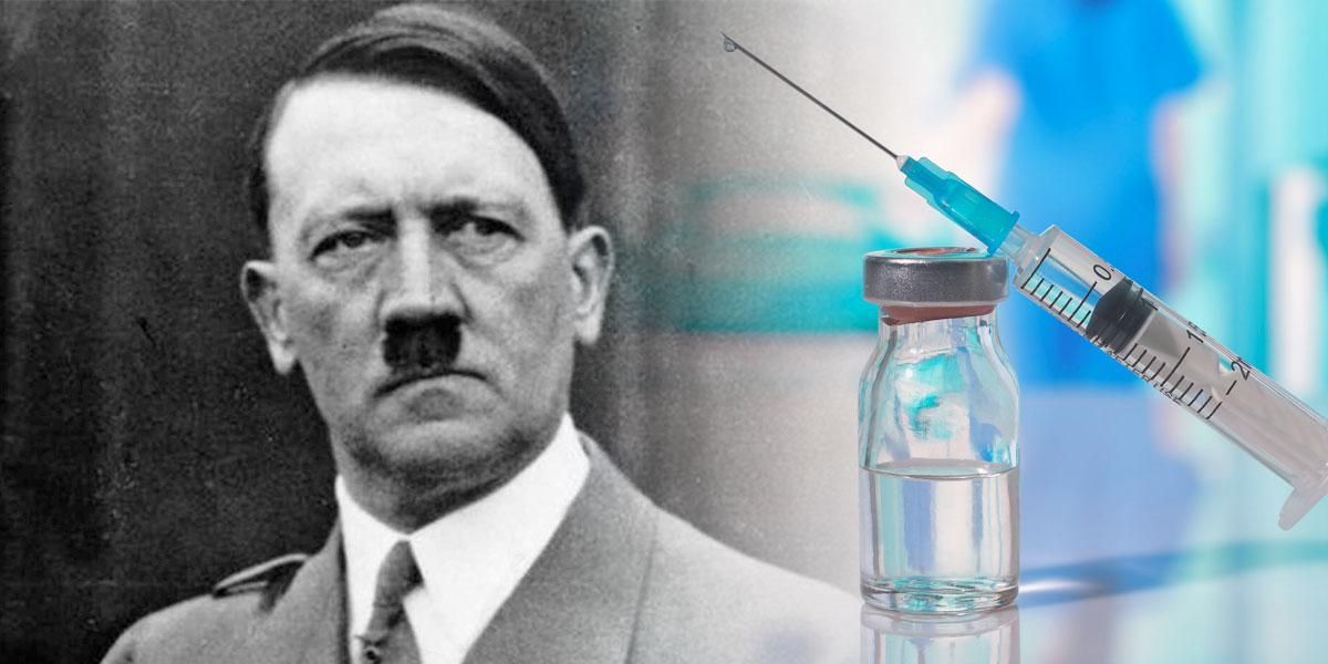 Hitler aparece vacunado contra el COVID-19 en Holanda