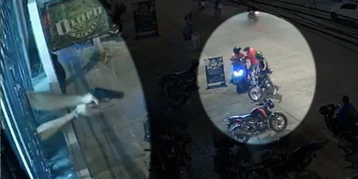 Video: Hombres que iban a robar a motociclista en Cali fueron sacados a tiros