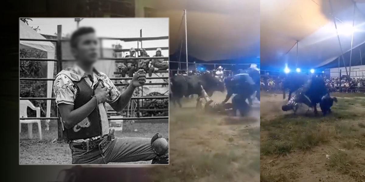(Video) Murió a sus 15 años el 'Niño de oro', reconocido jinete tras ser arrastrado por un toro