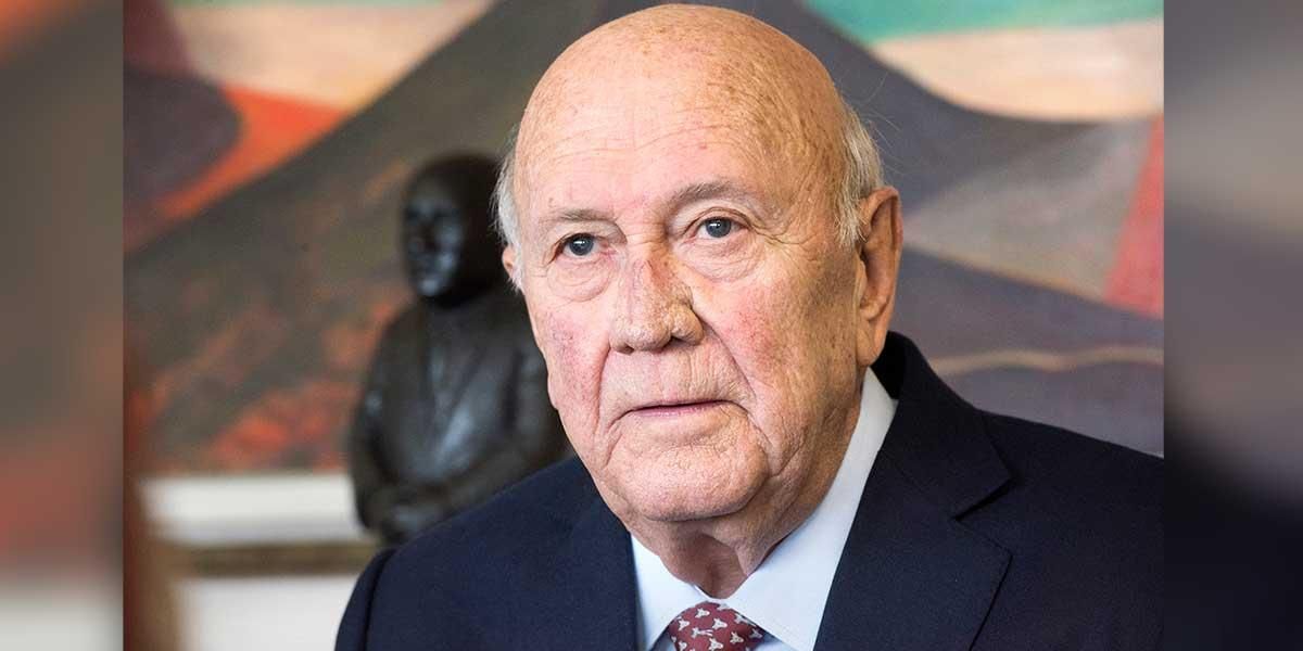 Muere a los 85 años Frederik Willem de Klerk, último presidente del “apartheid” en Sudáfrica