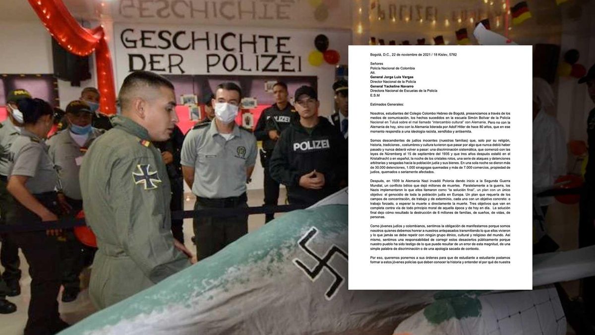 Alumnos de colegio hebreo ofrecen clases de historia a la Policía por polémica de símbolos nazi