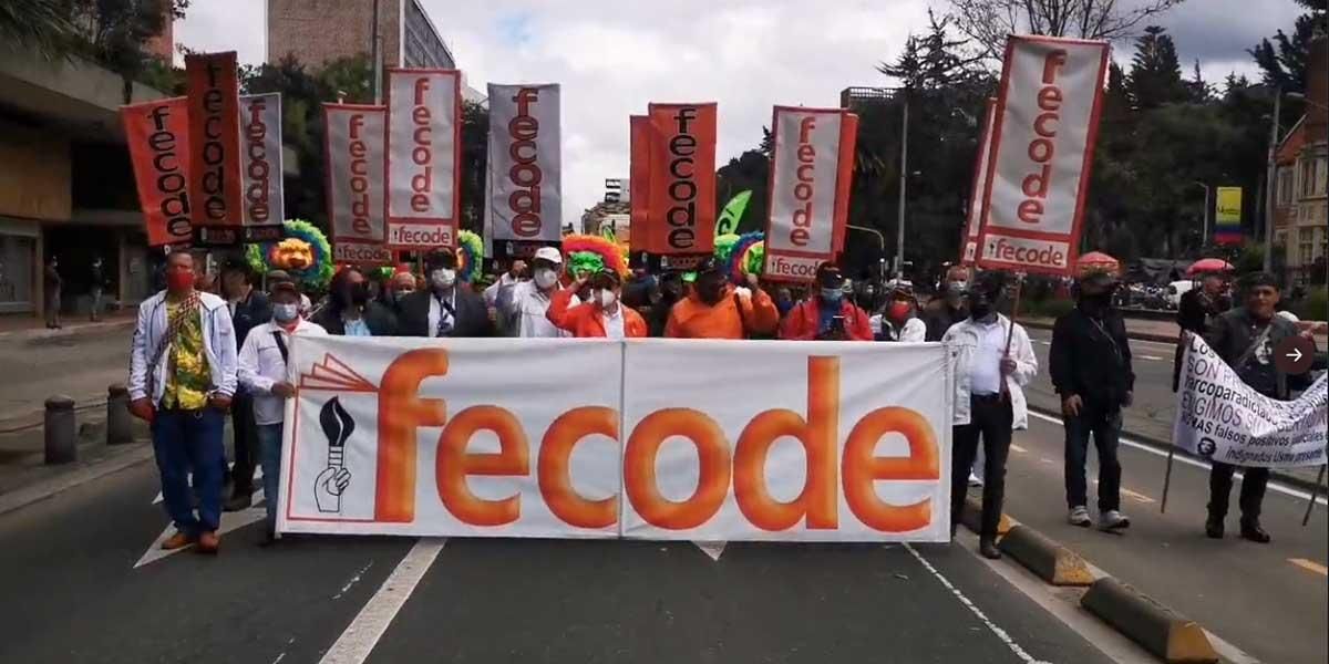 Fecode anuncia movilizaciones para este martes, 28 de febrero
