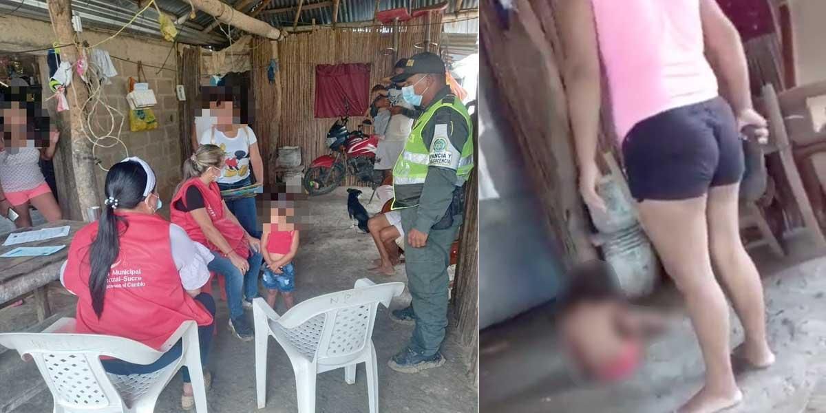 Indignante: Denuncian brutal golpiza de una madre a su hija en Sucre