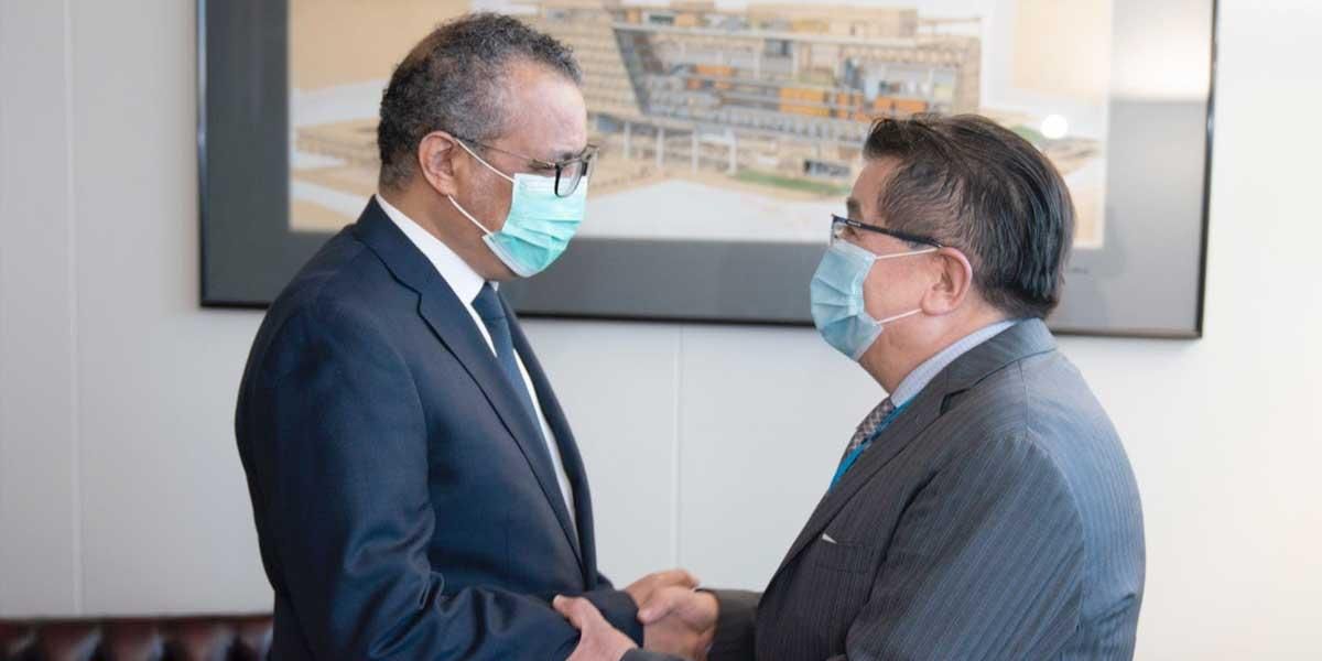 Director de la OMS se reunió con el ministro de Salud, Fernando Ruiz