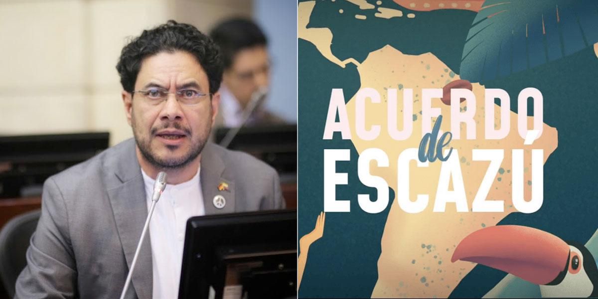 Iván Cepeda dice que el Gobierno tiene una “maniobra” para archivar el Acuerdo de Escazú