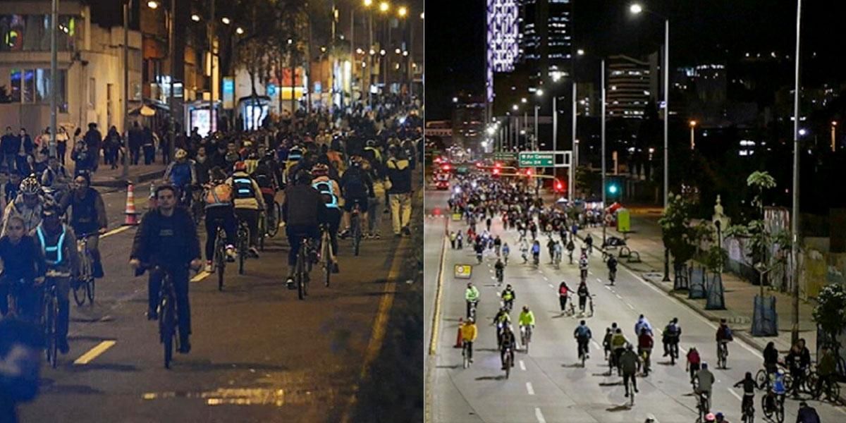Ciclovía Nocturna: Los cierres viales para esta noche en Bogotá