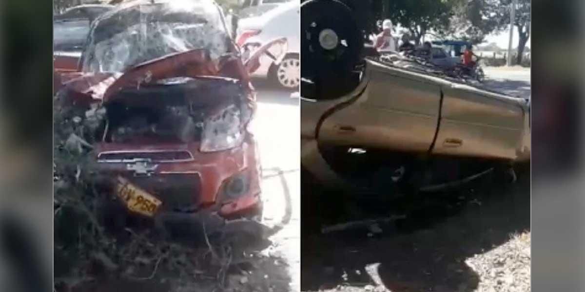 Grave accidente de tránsito deja cinco personas fallecidas y cuatro heridas en La Guajira