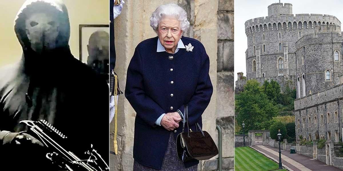 (Video) Intruso armado intentó infiltrarse en el castillo donde la reina Isabel II celebró la Navidad