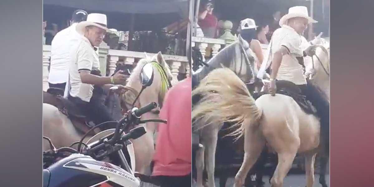 Indignación nacional por brutal agresión con taser a caballo en Tolima