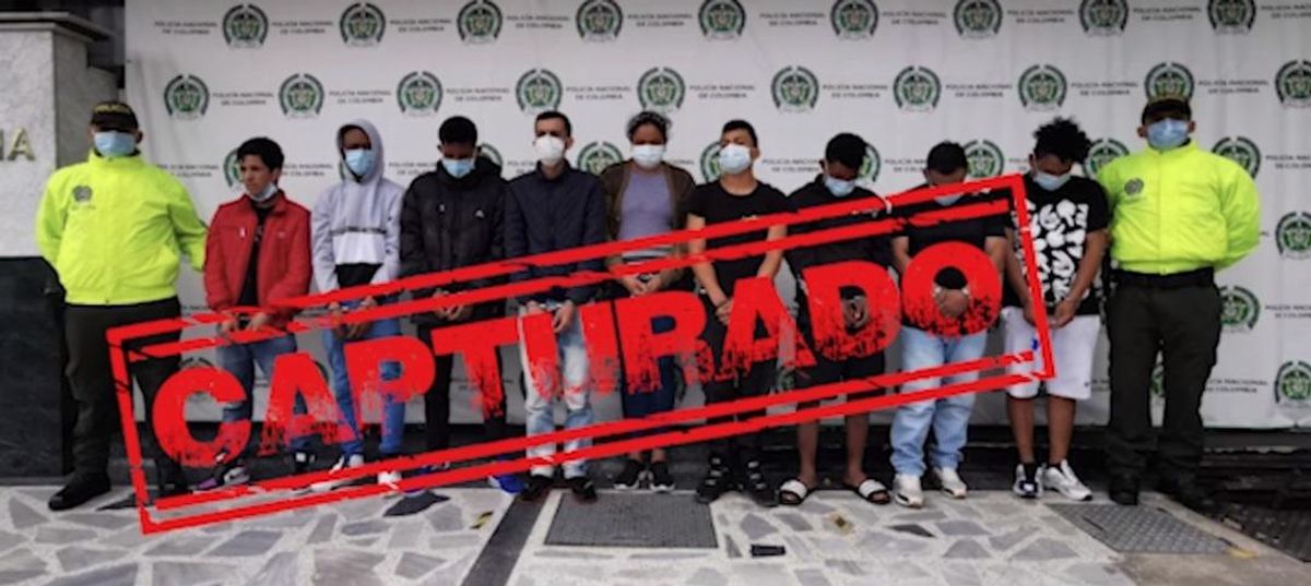 Capturan a ‘Los Pachos’, poderosa banda delincuencial que comercializaba drogas en Bogotá