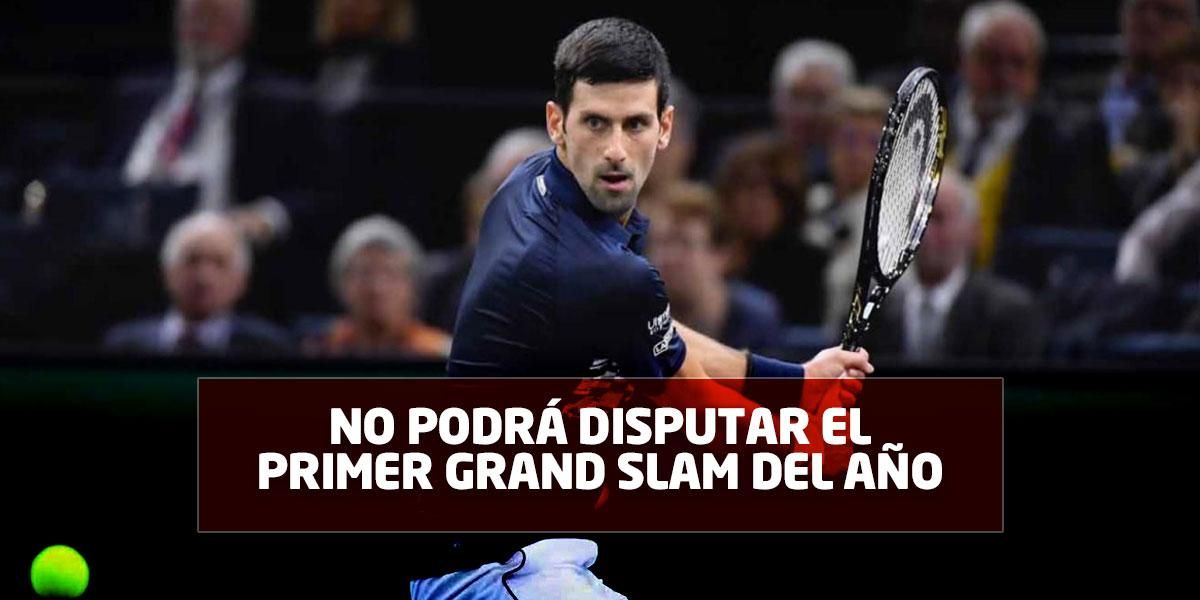 Cancelan visa de Novak Djokovic, quien tendrá que abandonar Australia